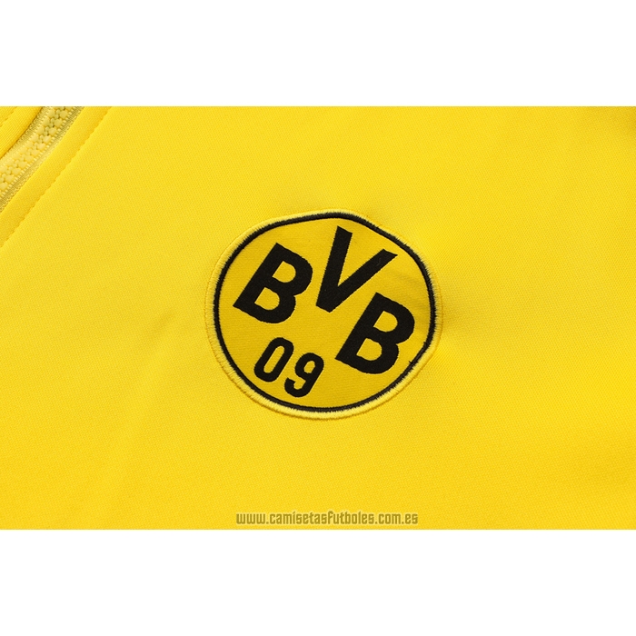 Chaqueta con Capucha del Borussia Dortmund 2021-2022 Amarillo